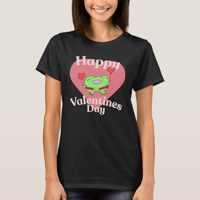Camiseta Filbert sending you good wishes on valentine  (Frente)