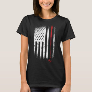 Camiseta Fileira de Narrador de Piscina Gráfico Retroativo