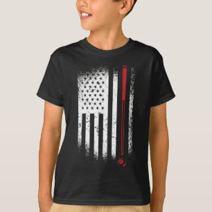 Camiseta Fileira de Narrador de Piscina Gráfico Retroativo 