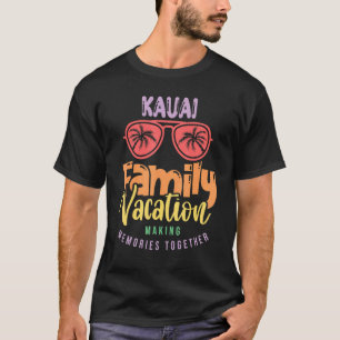 Camiseta Fileira Kauai Hawaii Férias Correspondentes