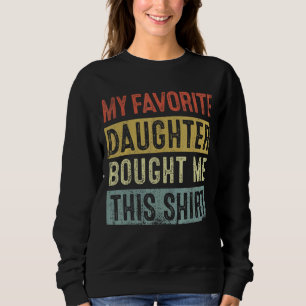 Camiseta Filha À Pai Mãe Minha Filha Favorita Me Comprou