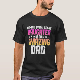 Camiseta Filha Bond mensagem sentida Pai Mamãe ama Homens W