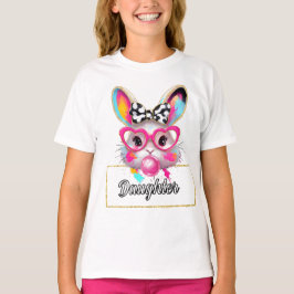 Camiseta Filha Bubble - Coelhinho da Páscoa