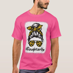 Camiseta Filha Clássica Com Girassol Mama