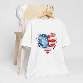 Camiseta Filha da aquarela da Revolução Americana