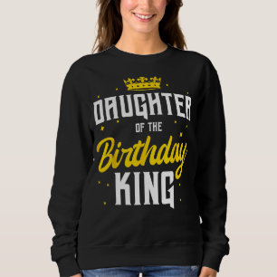 Camiseta Filha da Coroa do Partido Rei de Aniversário Cel