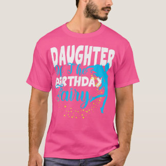 Camiseta Filha da Fada de Aniversário Fantasia Aniversário