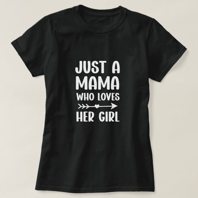 Camiseta Filha da mãe combinando com o presente do Dia de a (Frente do Design)
