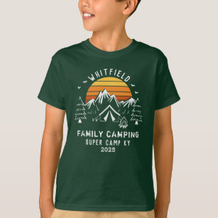 Camiseta Filha de Campos de Férias Familiares Personalizada