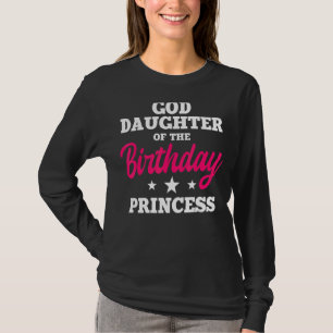 Camiseta Filha De Deus Da Festa Princesa De Aniversário, Bd