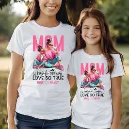 Camiseta Filha de Dia de as mães MOM