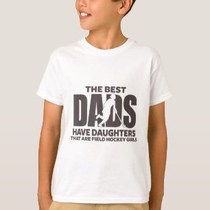 Camiseta Filha de Hóquei em Campo Orgulhoso Pai Atleta Meni