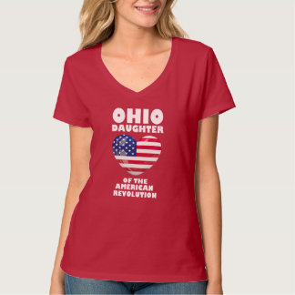 Camiseta Filha de OHIO da Revolução Americana Patriota