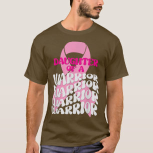 Camiseta Filha de um guerreiro sobrevivente do câncer da ma