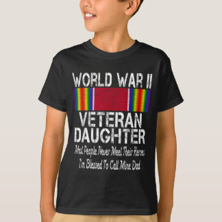 Camiseta Filha de Veterano da Segunda Guerra Mundial - Vete