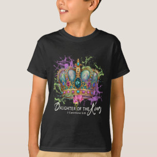 Camiseta Filha Do Rei Coroa Cristã Princesa Chr