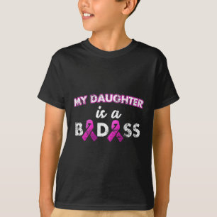 Camiseta Filha É Um Cancer Mau Da Mama