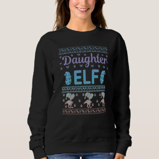 Camiseta Filha Elf Natal Família Feia Natal Natal Natal
