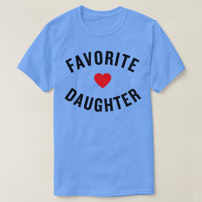 Camiseta Filha Favorita (Frente do Design)