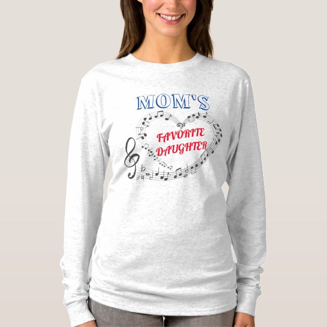 Camiseta Filha Favorita da Mãe (Frente)