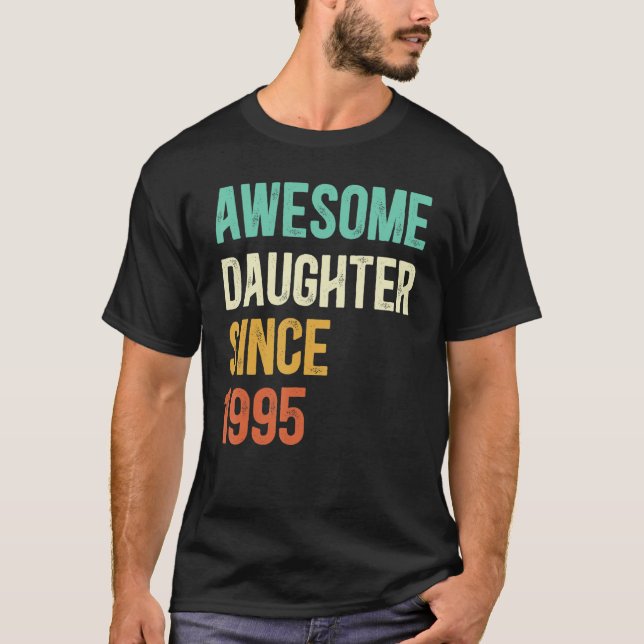 Camiseta Filha Incrível Desde 1995 (Frente)