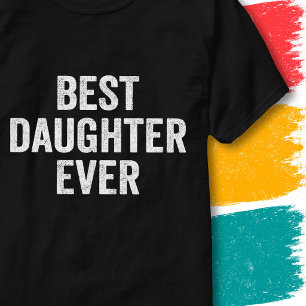 Camiseta Filha Incrível Retro Vintage Melhor Filha de Todos