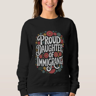 Camiseta Filha Orgulhosa de Imigrantes Imigração Mexicana