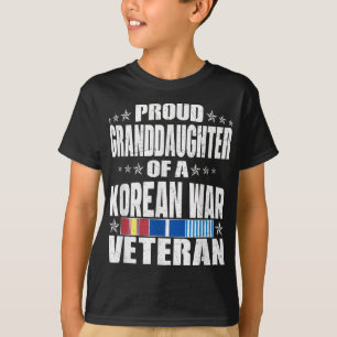 Camiseta Filha Orgulhosa De Um Veterano Da Guerra Coreano M