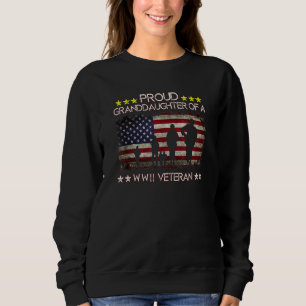 Camiseta Filha Orgulhosa De Um Veterano Da Segunda Guerra M
