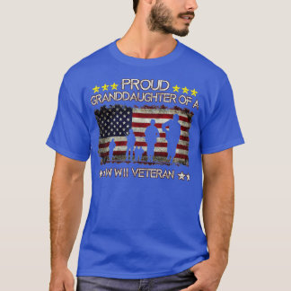Camiseta Filha Orgulhosa De Um Veterano Da Segunda Guerra M