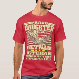 Camiseta Filha Orgulhosa De Um Veterano Vietnã 2