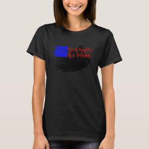 Camiseta Filha Orgulhosa De Uma Filha Veterana
