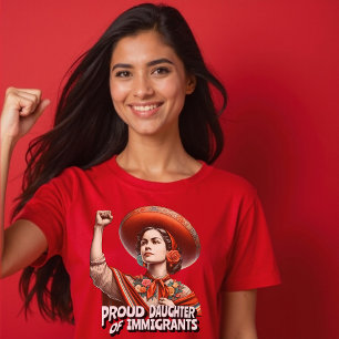 Camiseta Filha Orgulhosa de Vintage Imigrante