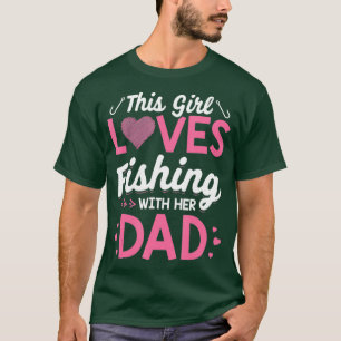 Camiseta Filha Pai De Pesca Filha Que Combina Com A Pesca