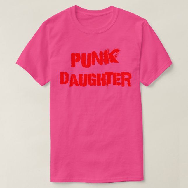 Camiseta Filha punk (Frente do Design)