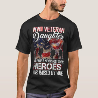 Camiseta Filha Veterana da WII A maioria das Pessoas nunca 