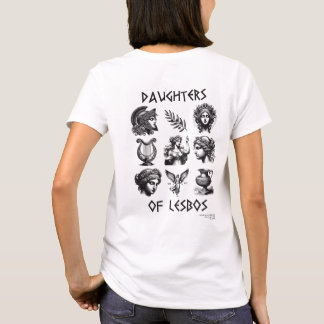 Camiseta Filhas de Lesbos Anticidas, orgulho lésbico
