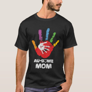 Camiseta Filho Autista Filha Incrível Mãe Autismo Consciênc