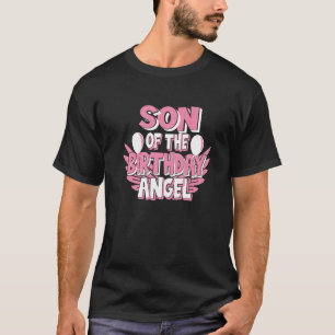 Camiseta Filho Da Festa De Anjo De Aniversário