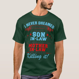 Camiseta Filho De Direito Engraçado Natal Da Mãe Inlaw Para