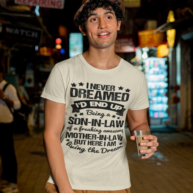 Camiseta Filho de Direito Orgulhoso Mãe Espetacular de Lei  (Criador carregado)