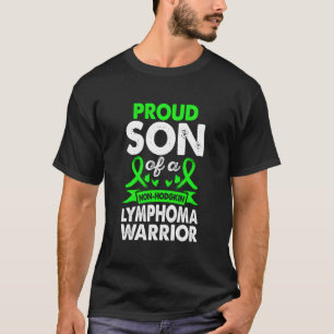 Camiseta Filho de Guerreiro Contra o Linfoma Não Hodgkin Co