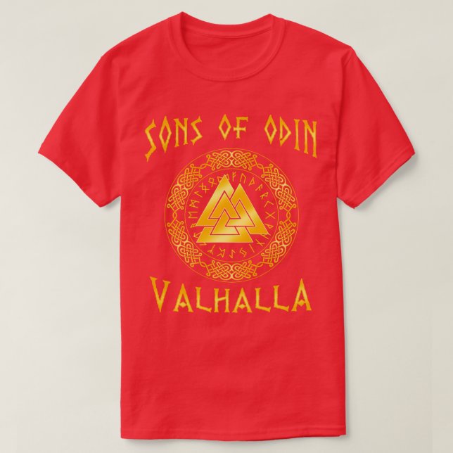 Camiseta Filho de Odin Valhalla 8 (Frente do Design)