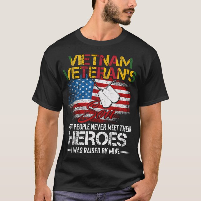 Camiseta Filho De Veterano Do Vietnã (Frente)