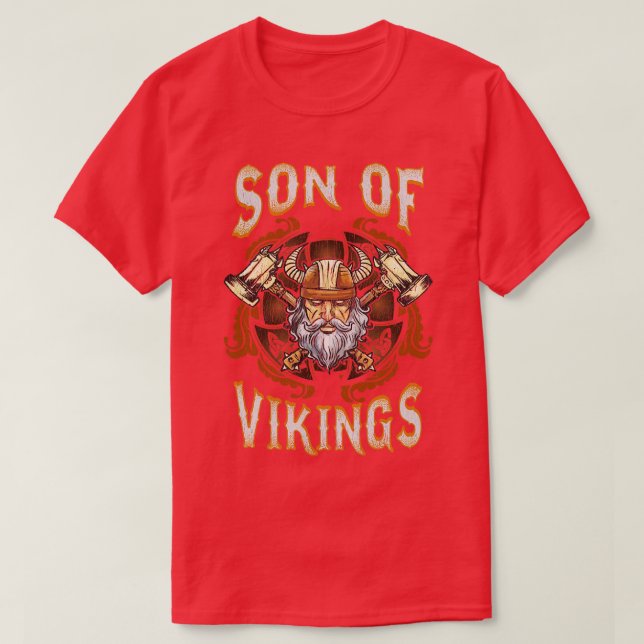Camiseta Filho De Vikings (Frente do Design)