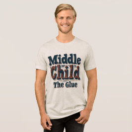 Camiseta Filho do Meio A Cola Humor de Irmão Engraçado Vint