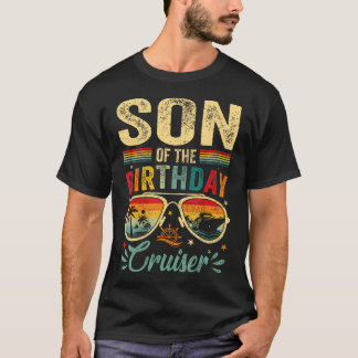 Camiseta Filho Dos Óculos de Sol Cruiser de Aniversário Cru
