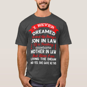 Camiseta filho espetacular de presentes de lei da mãe em 20