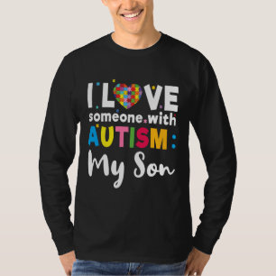 Camiseta Filho Eu Adoro Atenção Especial ao Autismo