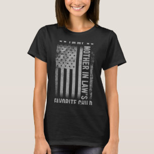 Camiseta Filho favorito da sogra homens engraçados do pai